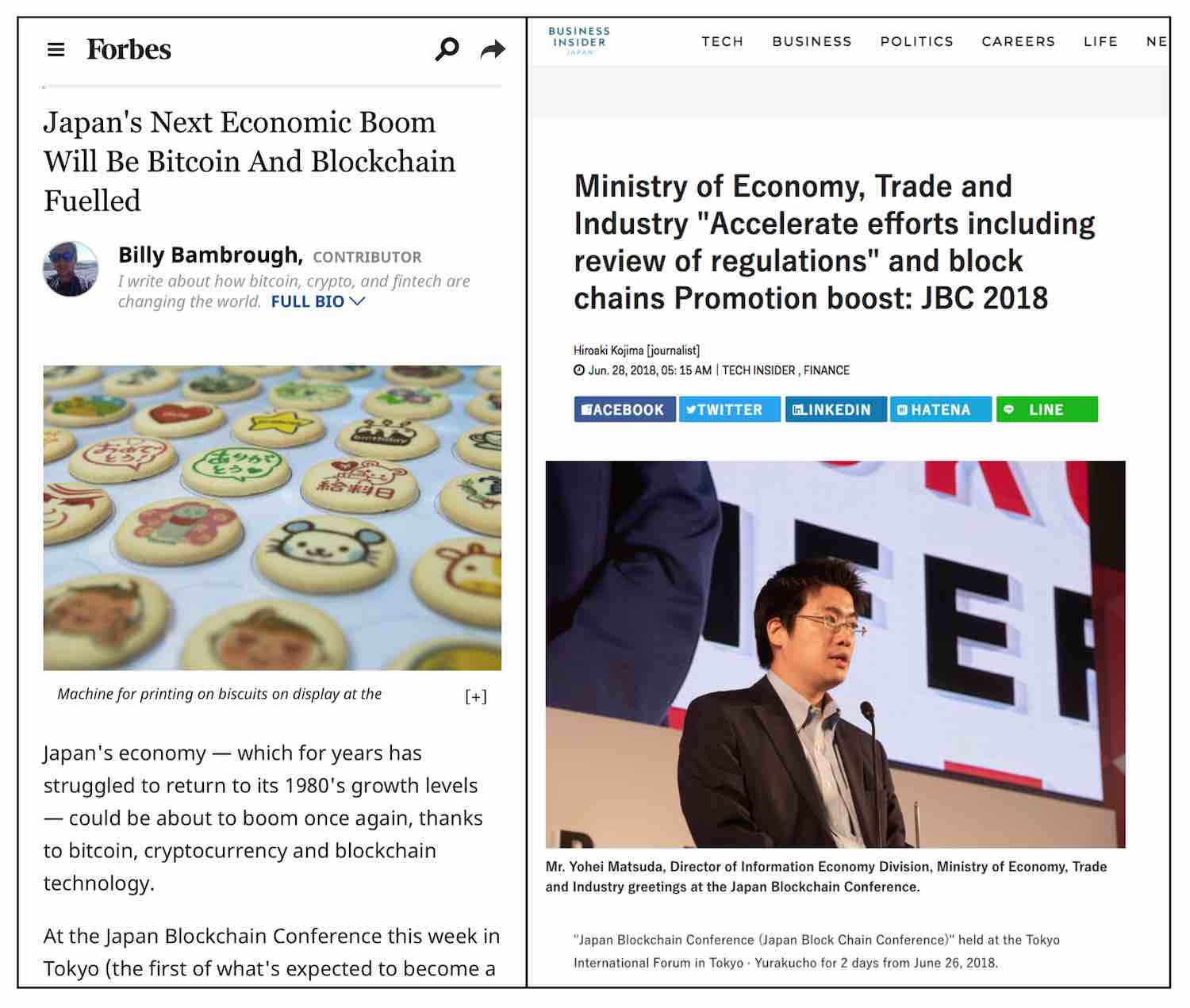 Linked To Boosting Japan's Economy With Blockchain